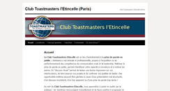 Desktop Screenshot of club-etincelle.org